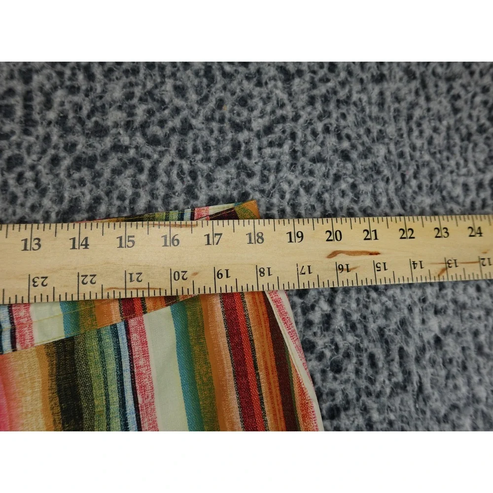 Prana Board Shorts Mens 36 Multi Color Striped‎ Drawstring Surf Swimwear